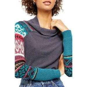 Free People Prism Thermal Turtleneck Sweater